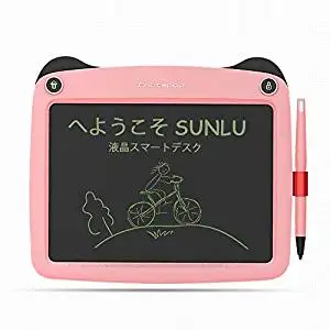 EP0109PINK SUNLU пишущий планшет цифровой планшет для рисования 9 дюймов lcd пишущий планшет ЖК-планшет для детей Безбумажная практика - Цвет: EP0109PINK