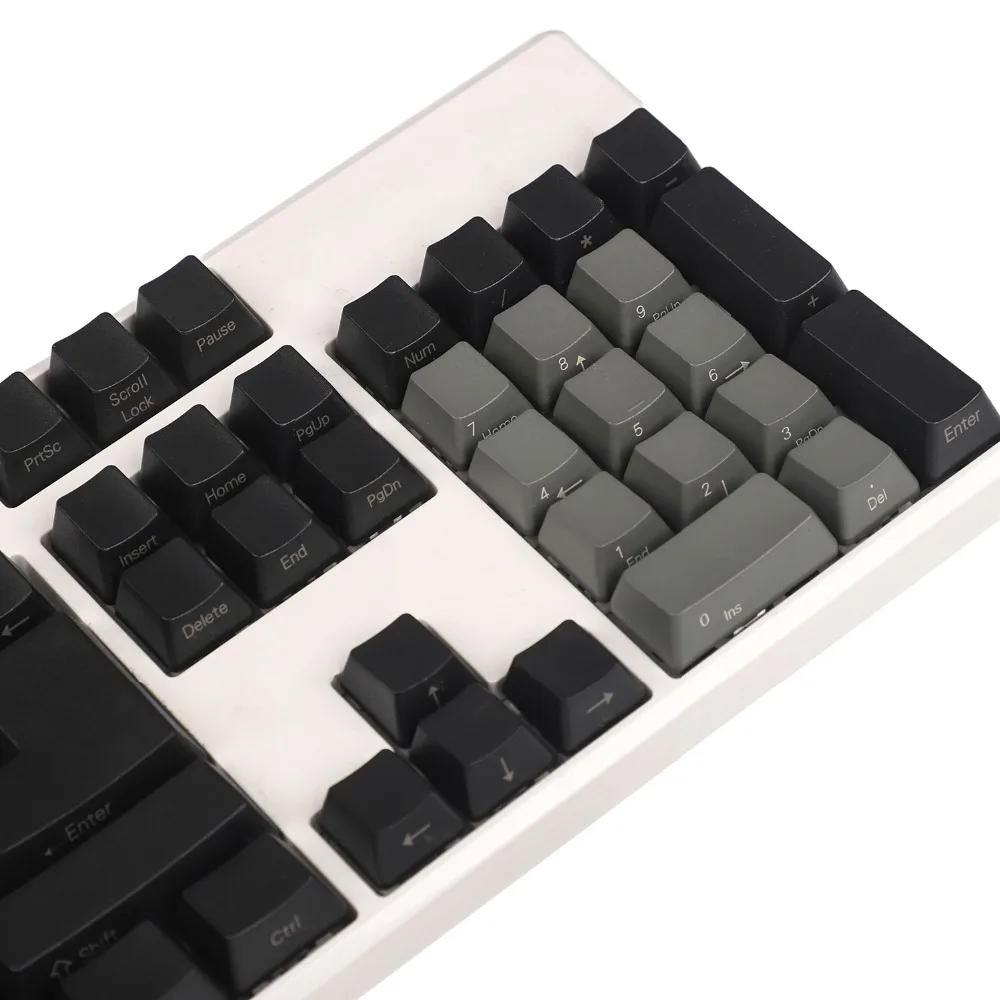 YMDK толстый PBT черный белый Dolch OEM профиль Keycap набор ключей подходит для Steelseries 6GV2 7G