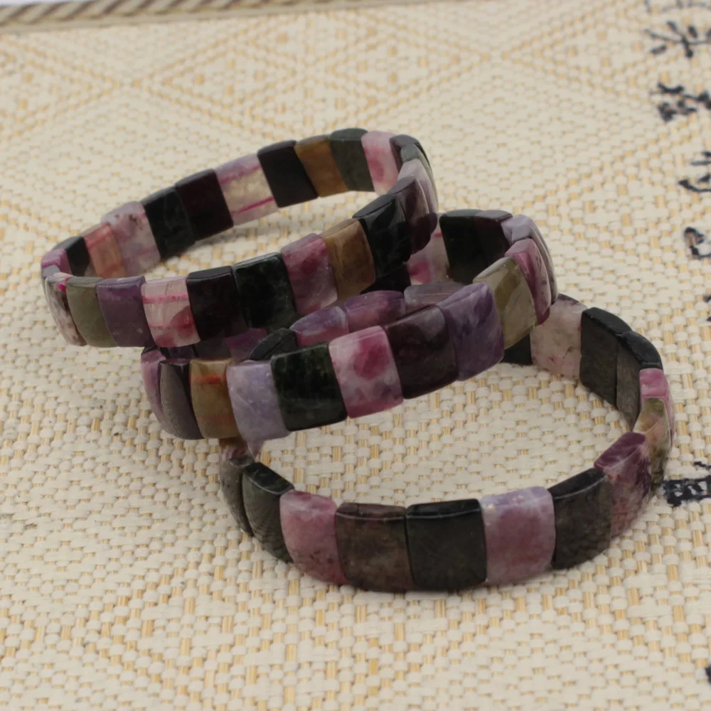 natural tourmaline stone beads bracelet gemstone bangle energy for woman gift wholesale ! | Украшения и аксессуары