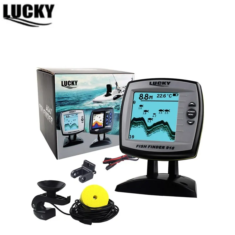 Рыболокатор LUCKY проводной рыболовный датчик с сигнализацией глубина 180 м ЖК