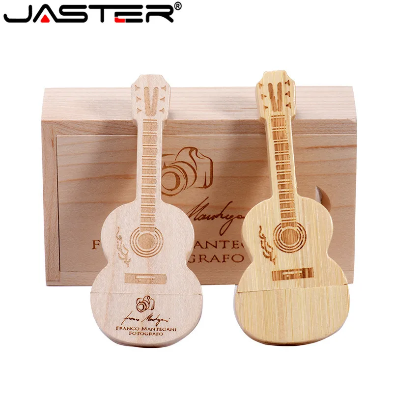 JASTER USB флеш-накопитель деревянная гитара флеш-накопитель 2,0 32 Гб Флешка 64 ГБ 16 ГБ 4 ГБ карта памяти U диск