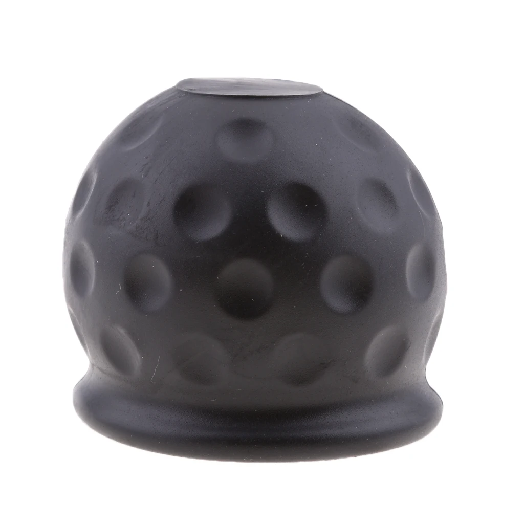 

50mm Car Towbar Towball Plastic Cap Tow Ball Towing Protective Cover Black Trailer Coupling & Accessories