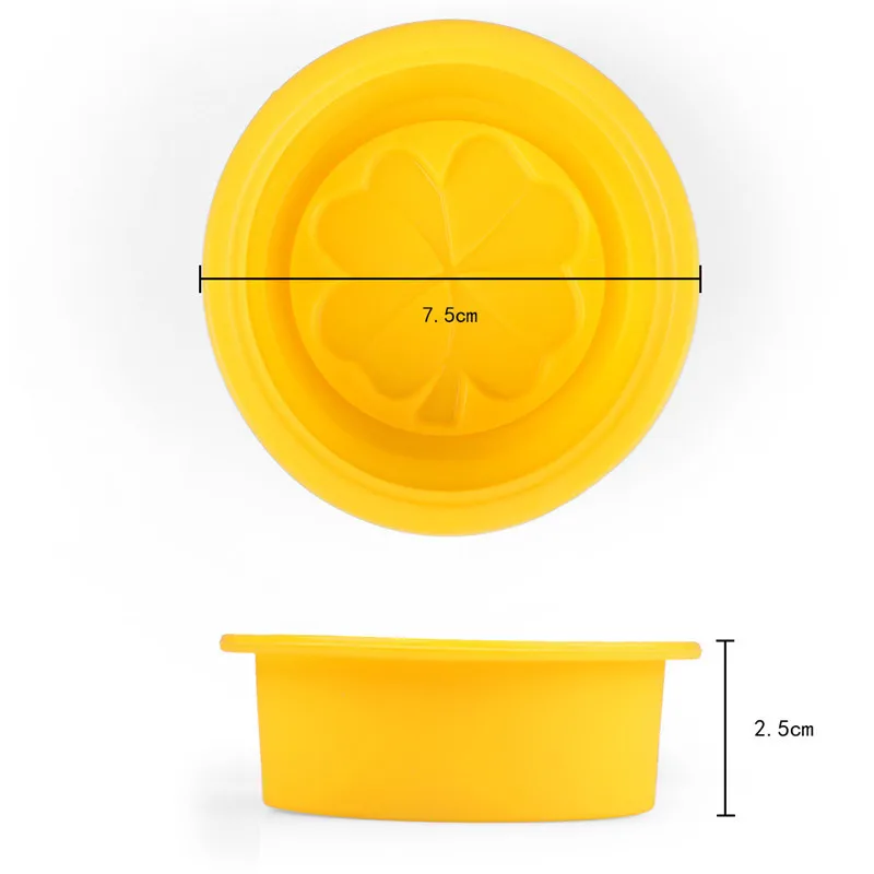 1 шт. четыре листа клевера цветок торт плесень силиконовые ручной работы мыло