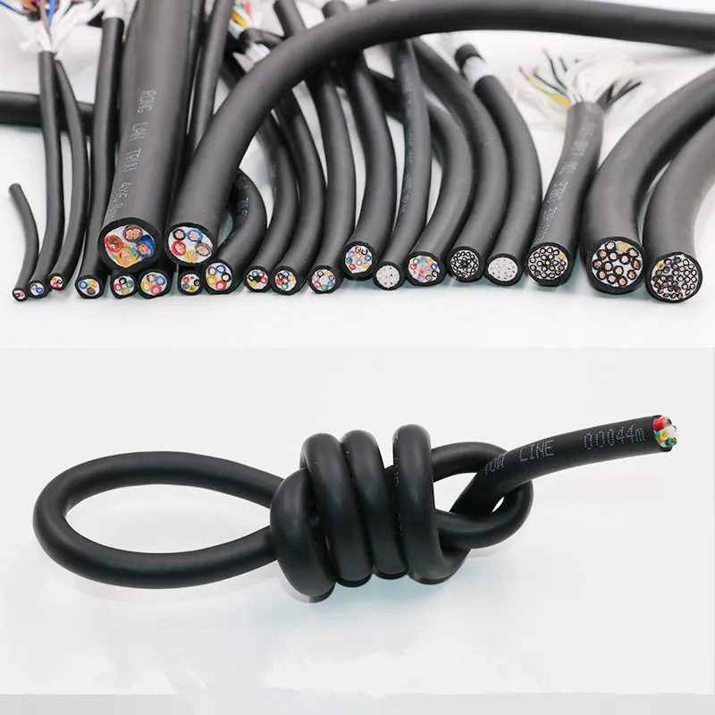 20AWG 2/3/4/5 ядро Towline кабель 5 м гибкий провод с ПВХ-изоляцией TRVV устойчивость к изгибу