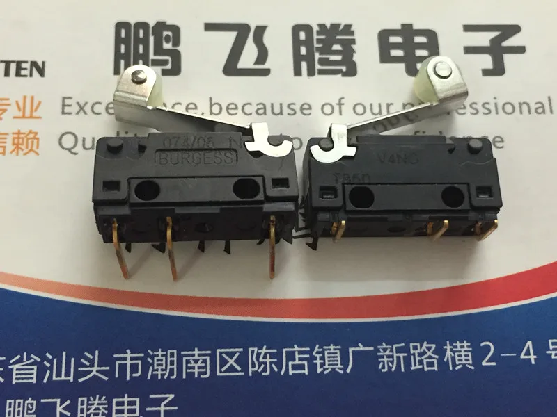 Оригинальный новый 100% V4NCT82AR изогнутая ножка 3pin с роликовым поворотным стержнем