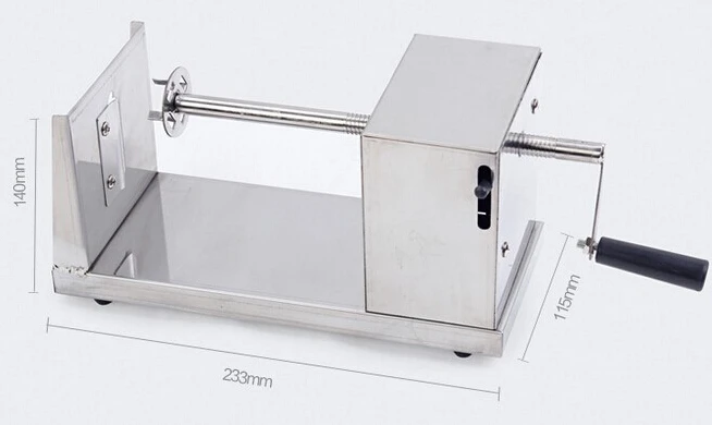 Ручное Торнадо из нержавеющей стали спиральная овощерезка для картофеля резак