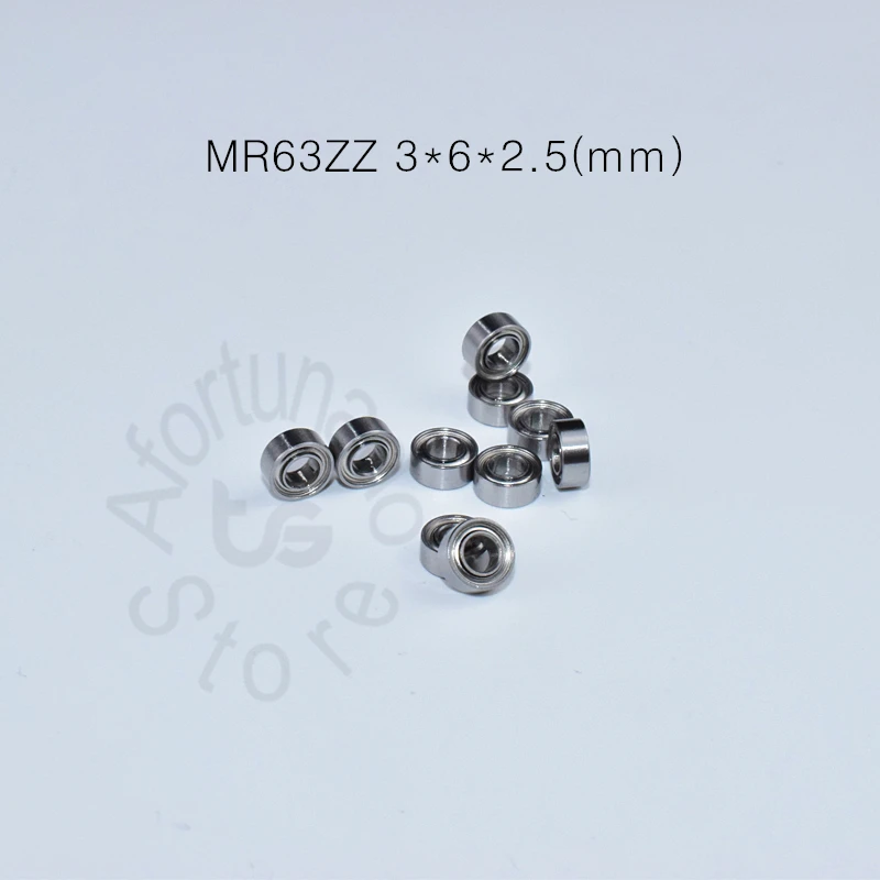 Подшипники MR63ZZ 3*6*2 5 (мм) 10 шт. металлические герметичные бесплатная доставка