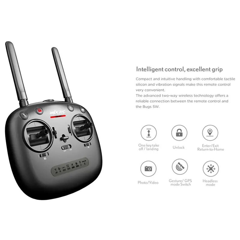 MJX Bugs 5 W 1080 P 5G Wifi FPV камера Дрон с GPS RC вертолет высота удержания селфи