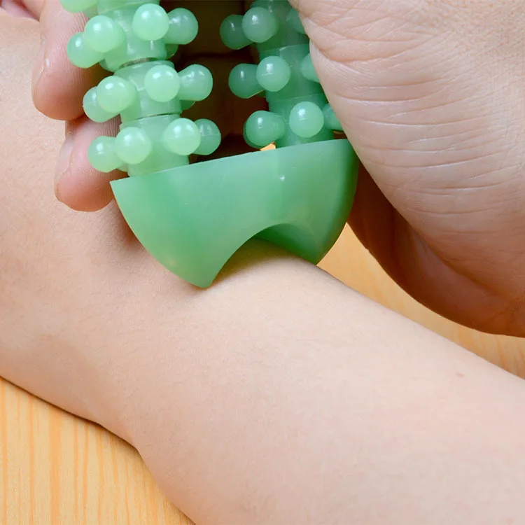 2 в 1 Gua Sha Guasha Jade Массажер искусственный нефритовый ролик ручной helth массажные инструменты для ухода
