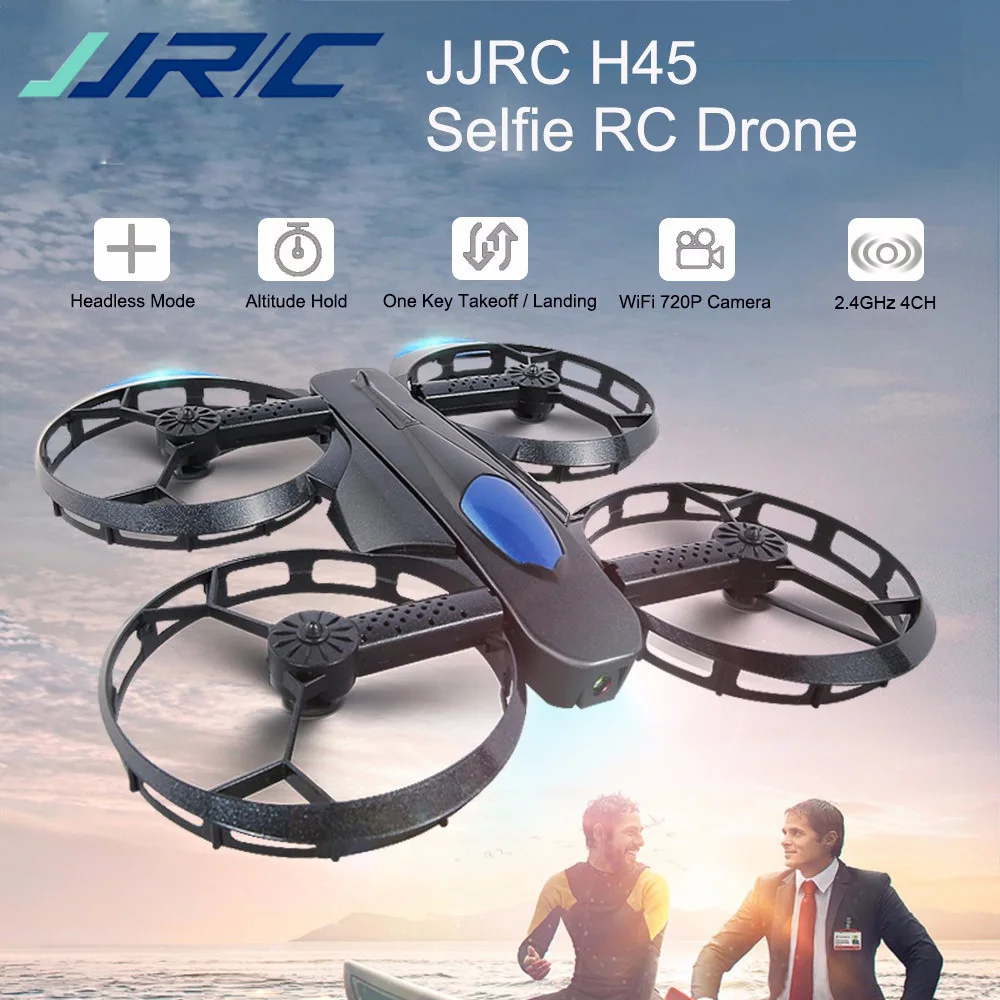 JJRC H45 RC селфи Дрон WI-FI FPV с 720 P HD Камера Quadcopter приложение Управление Обновление версии VS H37 e58 XS809HW дроны