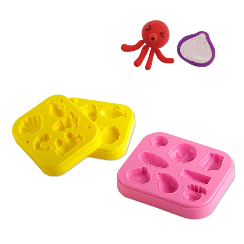 1 Набор 10 см 3D разноцветный Пластилин глиняный костюм для родителей и детей