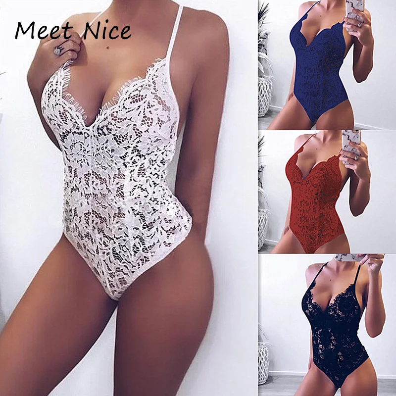Sexy Black Bodysuits Short Lace Bodysuit Women Short Rompers Nightclub Evening Party Short Playsuit Overalls