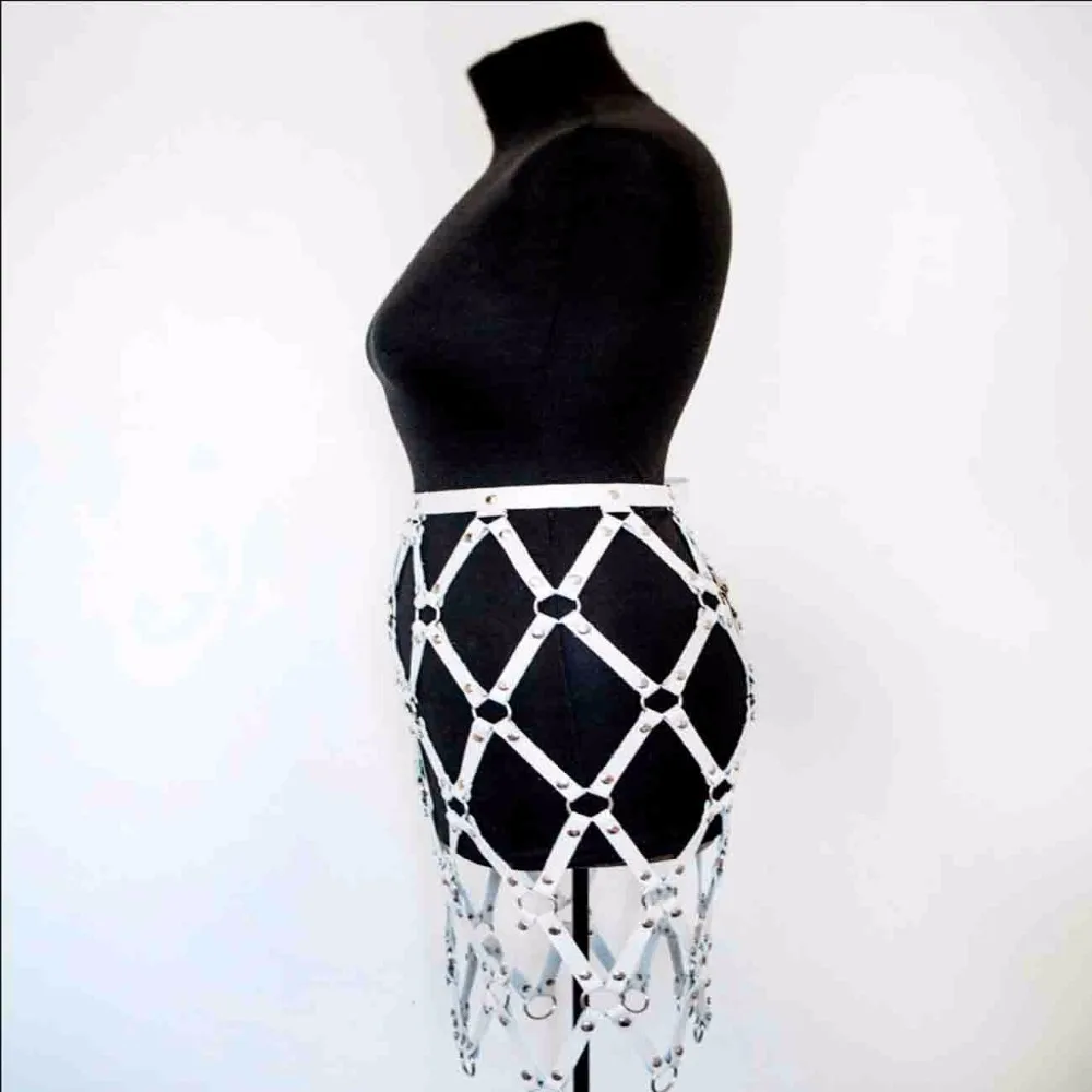 Пояса с подвязками для чулок женские ремни косплея готические кожаные в стиле