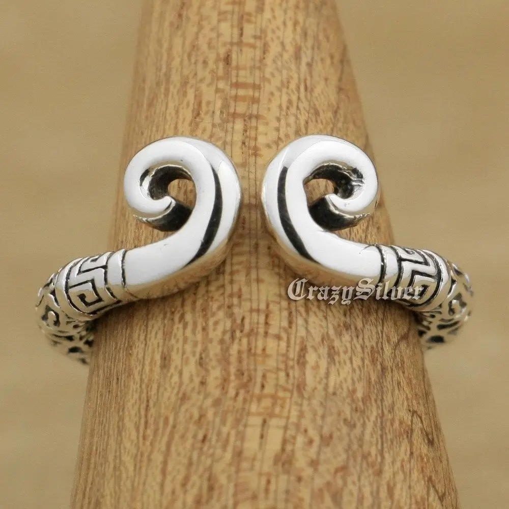 925 пробы мужское байкерское кольцо в стиле панк с серебряной обезьянкой король