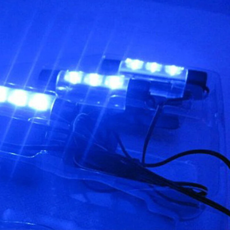 SPEEDWOW 12 V Синий светодиодный автомобильный зарядный свечение декоративная