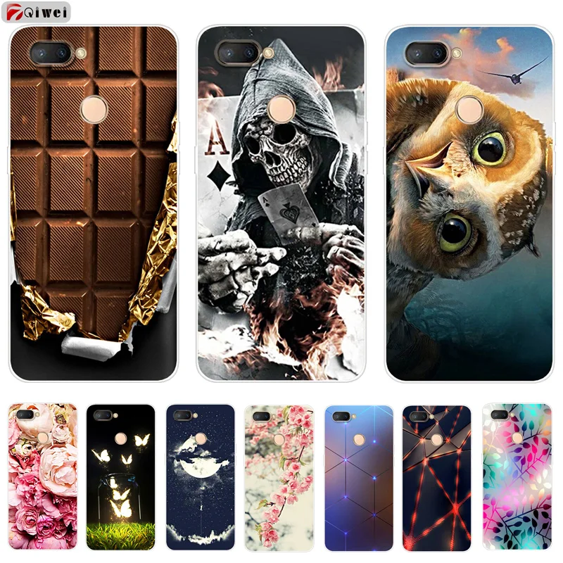 Чехол для телефона Oppo Realme 3 Pro AX7 RX17 Neo A5 A3S мягкий ТПУ Модный чехол OPPO A7 F5 F7 F9 A1K