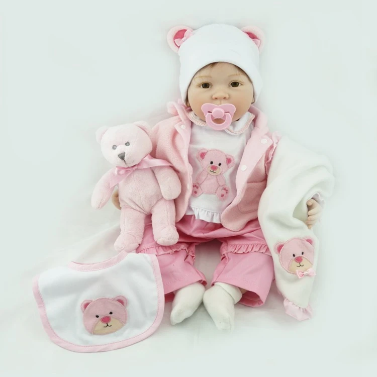 NPK прекрасная девушка принцесса перерожденные куклы младенцы 22 &quotмягкий