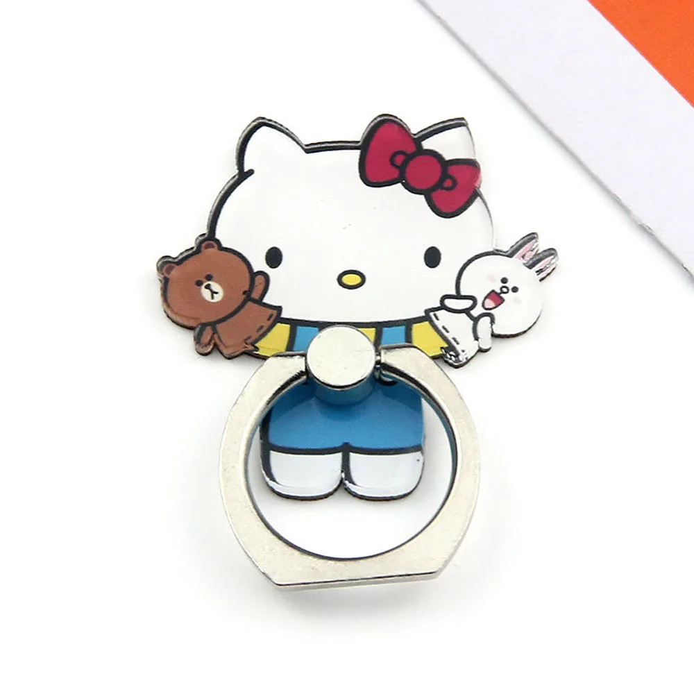 Универсальный держатель для мобильного телефона с милым рисунком hello kitty