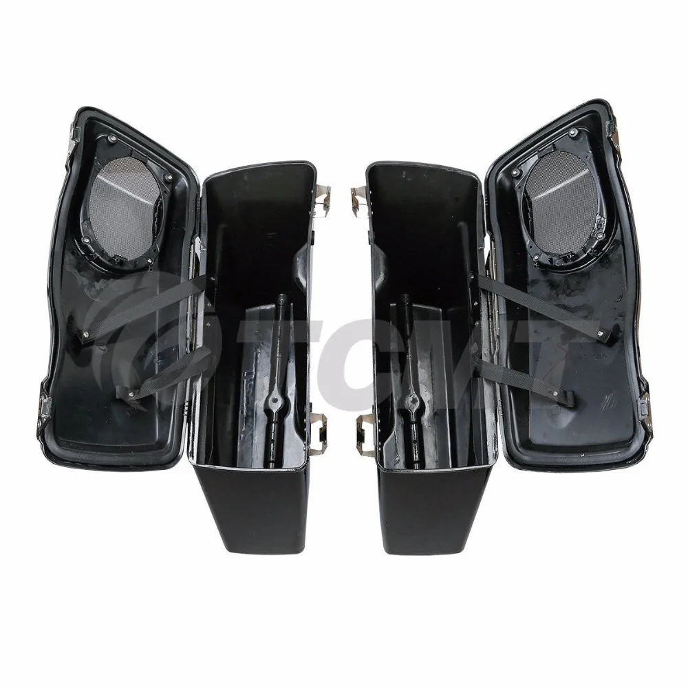 Мотоцикл 5 &quotx 7&quot седло сумка с динамиком для Harley Touring Road King Electra Gilde Street Glide 1994