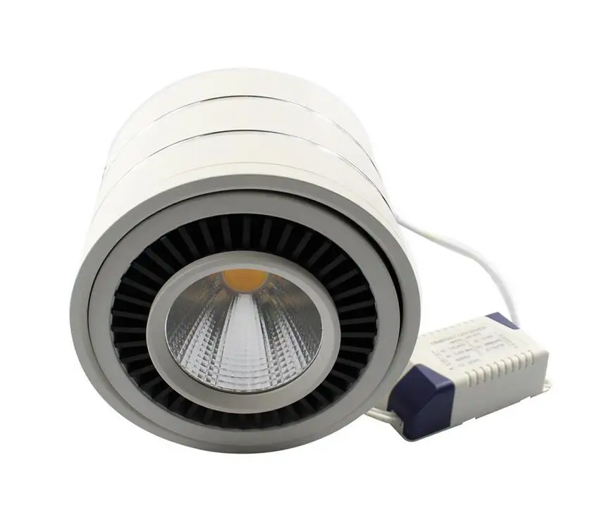 Led COB светильник 5 Вт/7 Вт/9 Вт/20 Вт поверхность mouted Светодиодная лампа AC85-265V потолочный Точечный светильник и светодиодный драйвер теплый белый/натуральный белый