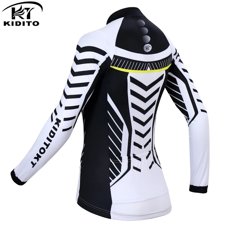 KIDITOKT женская зимняя MTB велосипедная одежда для велоспорта Теплая Флисовая велосипедная трикотажная велосипедная одежда для велоспорта