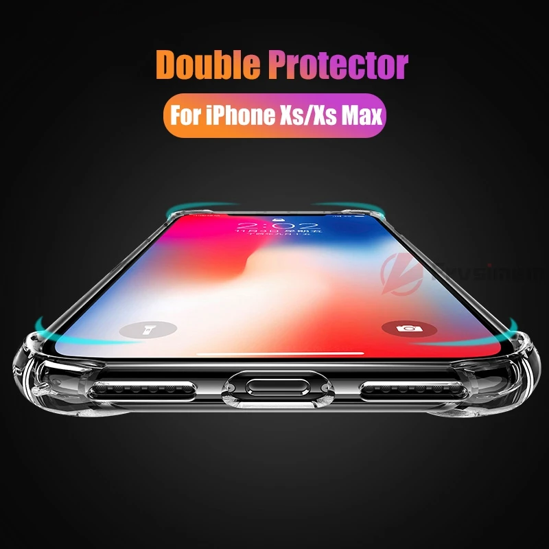 Защитный чехол для iphone XS XR MAX 10 X 6 6s 7 8 Plus|Бамперы| |