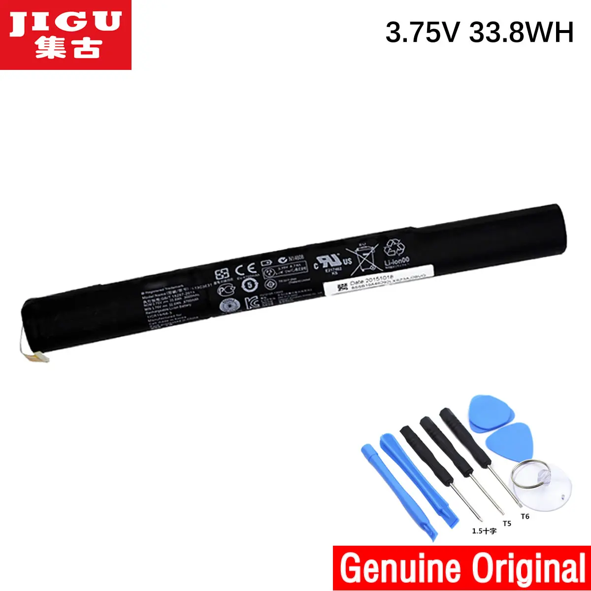 JIGU 3 75 V L13D3E31 Оригинальный аккумулятор для ноутбука Lenovo портативного планшетного