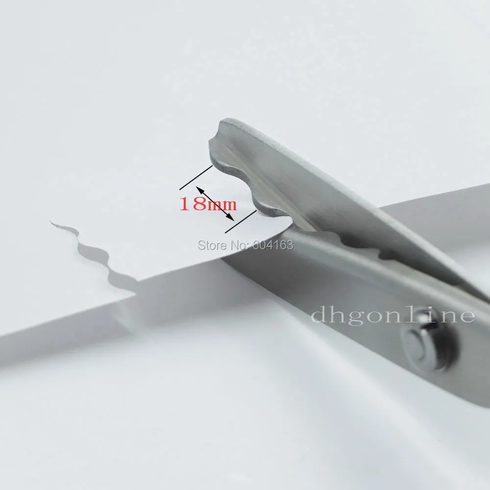 One Scalloped 18MM Dress making Edge Pinking Shears Scissors Clipper Fabrics | Дом и сад