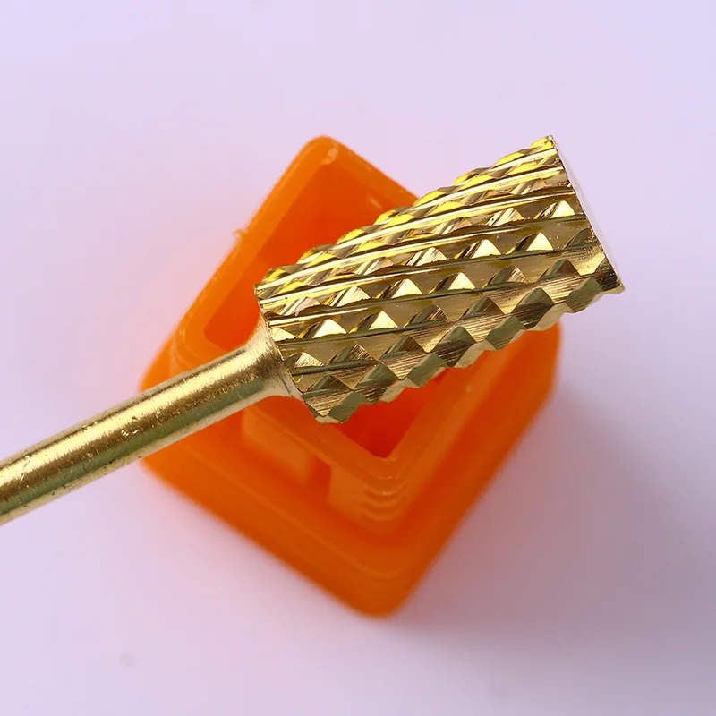 Сверло BORN PRETTY для ногтей золотистое/серебристое гладкая Верхняя Круглая