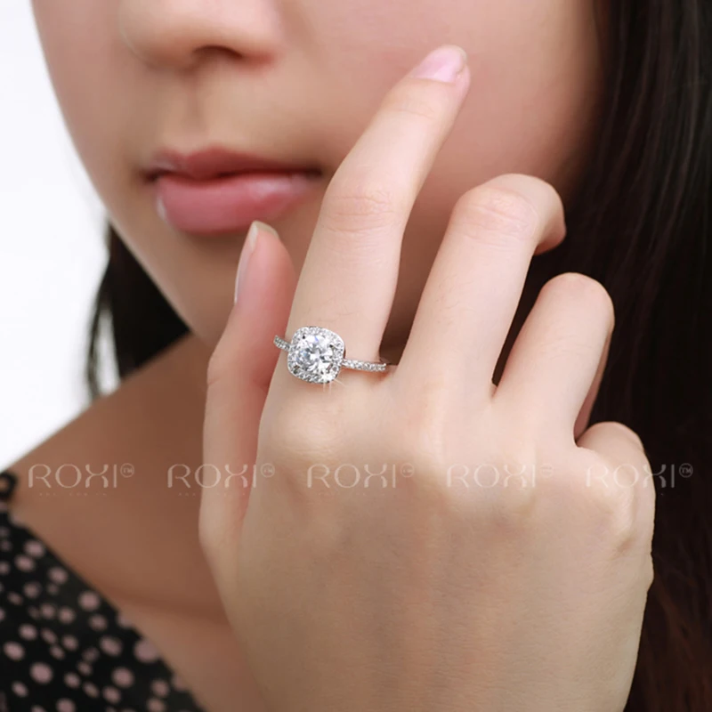 2020 ROXI бренд Anillos модные ювелирные изделия кольца для женщин Белый розовое золото