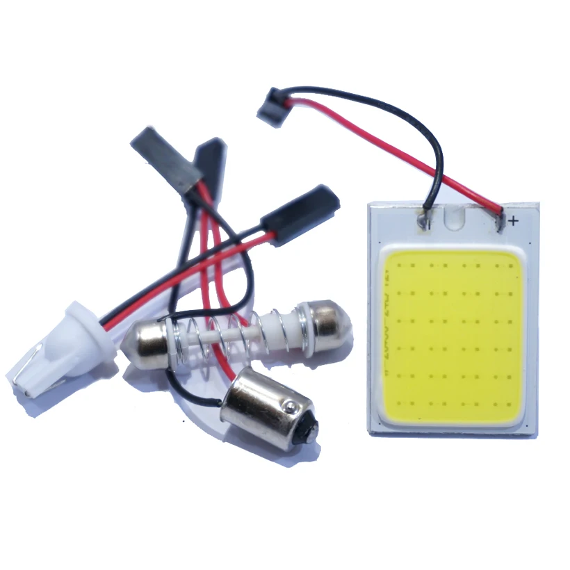 AORUNYEBAO 4 шт. COB 24 SMD чипы белое чтение 12 В светодиодная купольная лампа для парковки