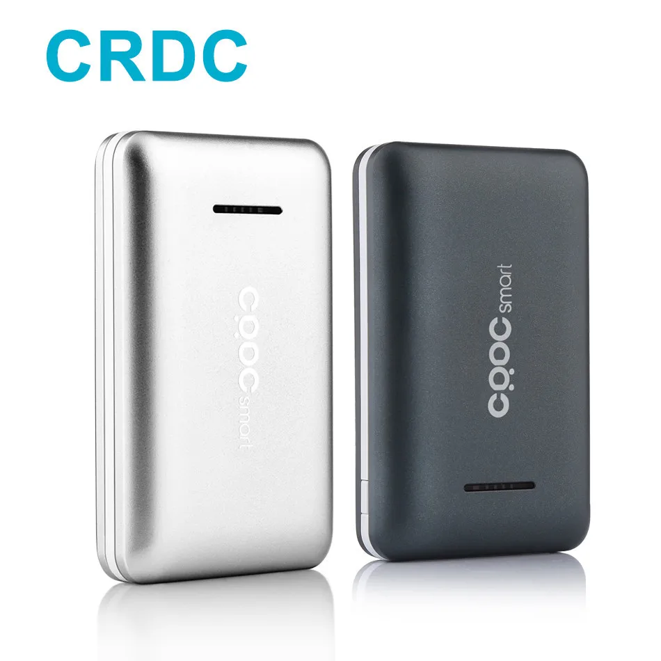 Crdc мини Мощность Bank 10000 мАч Dual USB Портативный Зарядное устройство Внешний Батарея
