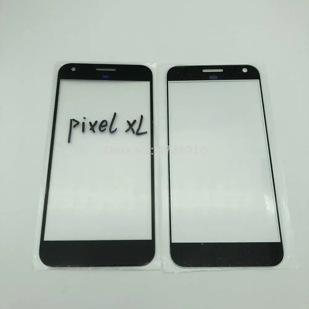 5 шт. переднее стекло с OCA для HTC Pixel XL экран дисплея треснувшая стеклянная панель