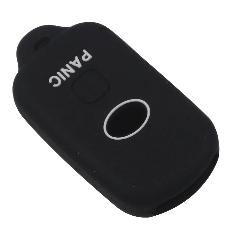 

jingyuqin 10pcs/lot Silicone Keyless Entry Remote Cover for Toyota Camry Avalon Car Key Fob Case Protective Holder