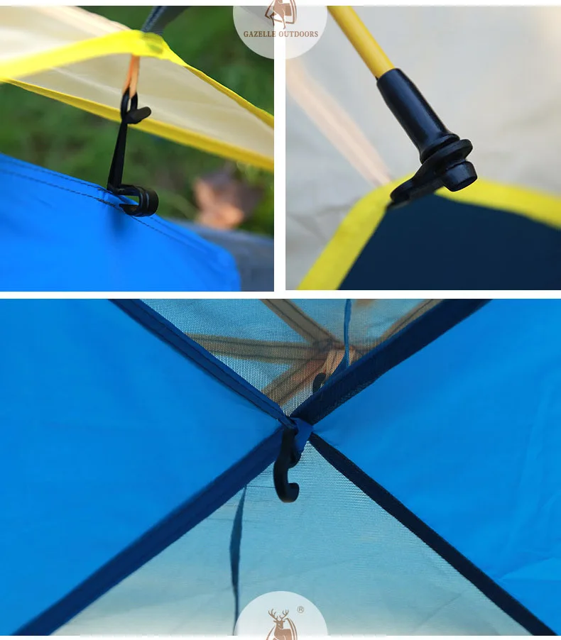 3~4Persons Camping Tent Hydraulic Quick open Pop-up | Всё для походов и кемпинга