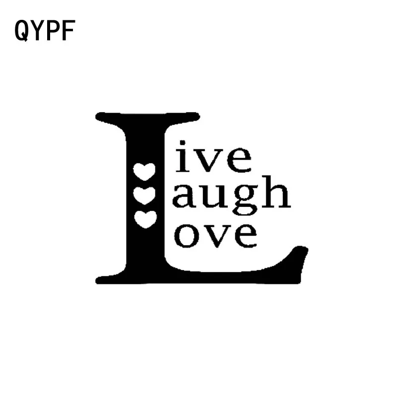 

QYPF 14 см * 11,3 СМ, интересная живая Смешная любовь, Водонепроницаемая Автомобильная наклейка, наклейка, черные, серебряные виниловые аксессуар...