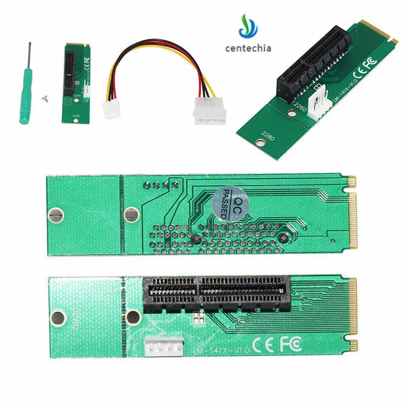 Centechia Новый адаптер NGFF M.2 к PCI E 4x переходная карта с разъемом M2 PCIE X4 конвертер для