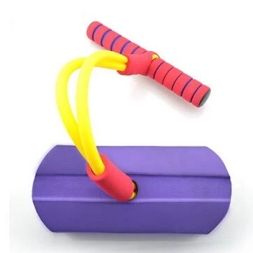 Оранжевый Игрушка Спортивная Пена Pogo Jumper Bounce обувь прыгающая лягушка игра сенсорная интеграция делает пищащие звуки игрушки для детей - Цвет: Оранжевый