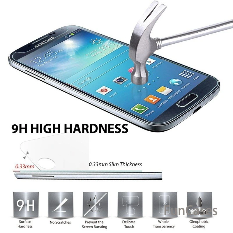 С уровнем твердости 9 H закаленное Стекло для Samsung Galaxy A3 J3 J5 J7 2017 Grand