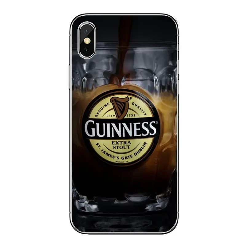 Soft Transparent Shell Covers For Xiaomi Redmi 4X S2 3S Note 3 4 5 6 6A Por Pocophone F1 Mi Guinness Beer Print Logo |