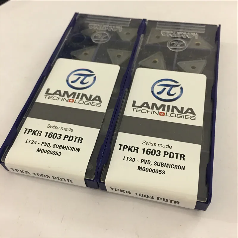Tpkr1603pdtr LT30 lamina ЧПУ лезвия карбида insert станок инструмента 10 шт./лот