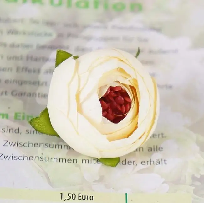 10 шт. искусственный чайная Роза Бутон маленький цветок пиона головы Флорес для