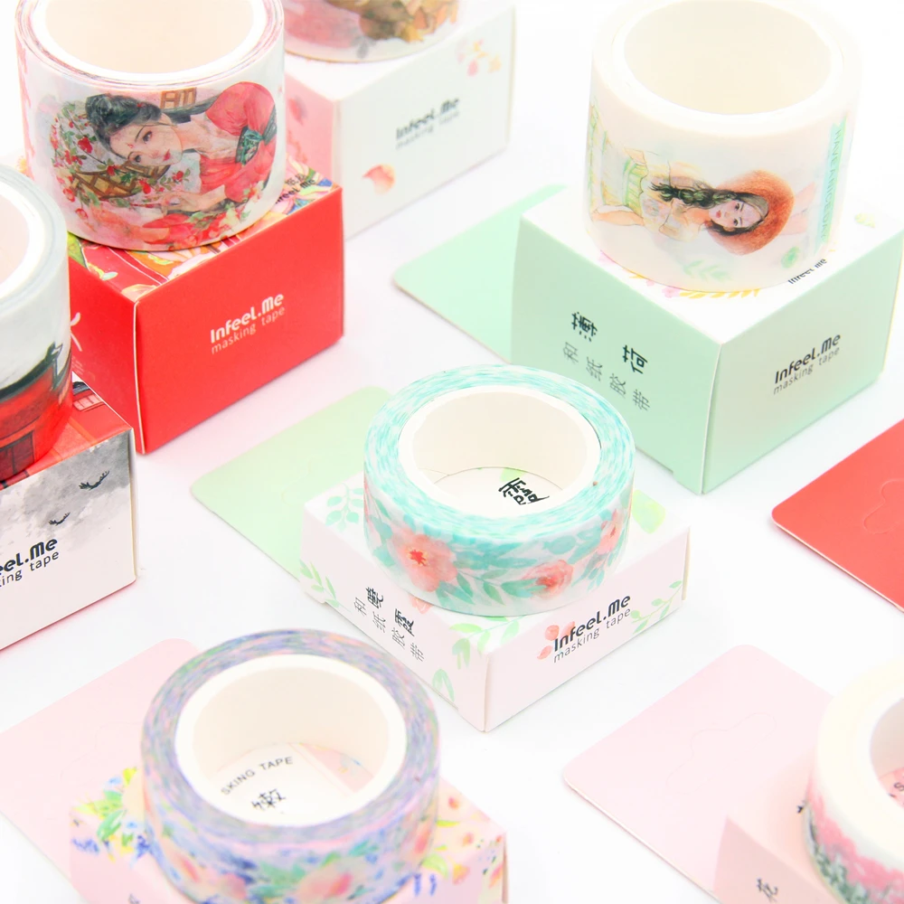 Sunshine Girls Washi лента маскирующий декоративный ленты DIY Скрапбукинг стикер этикетка