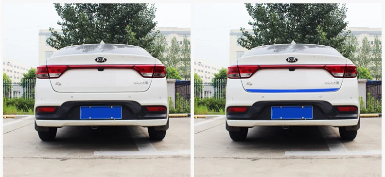 Lsrtw2017 нержавеющая сталь автомобиля задние двери планки для kia rio k2