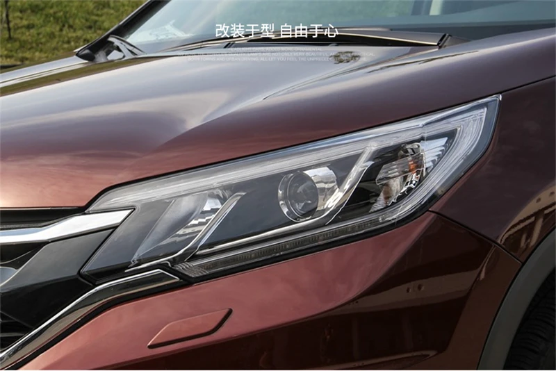 Головной свет аксессуары автомобильный Стайлинг для Honda CR-V светодиодный фары для CRV светодиодный DRL Bi-Xenon H7 hid комплект angel eye ближнего света