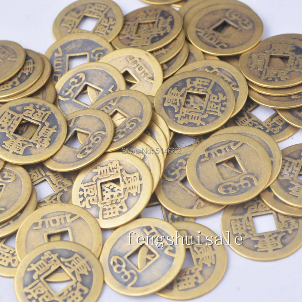 

100PCS/LOT Chinese I Ching Kang Hsi Tung Pao Feng Shui coin Y1012