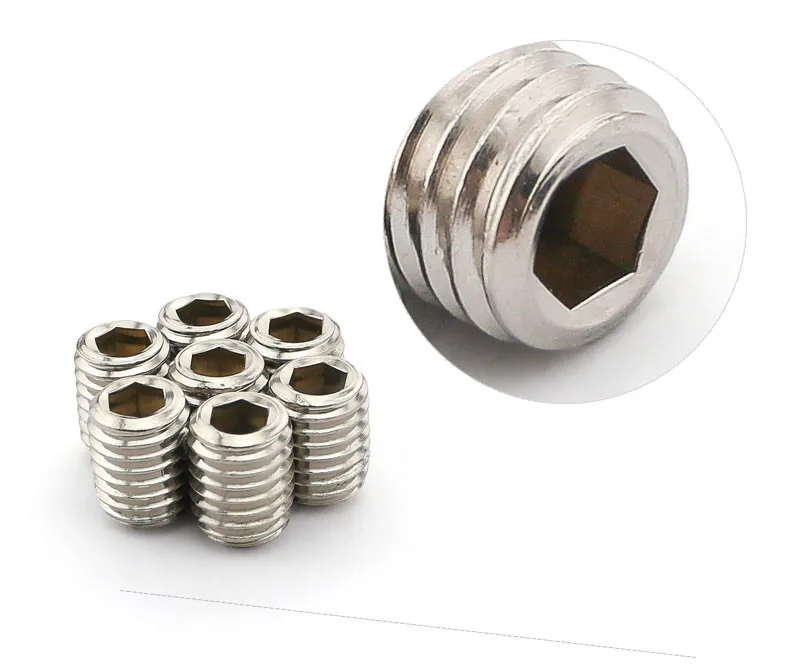 M8X10mm-50mm M10X10mm-50mm 304 ножка из нержавеющей стали со скругленным концом установочный винт M8 M10 Шестигранная нержавеющего металла установочный винт