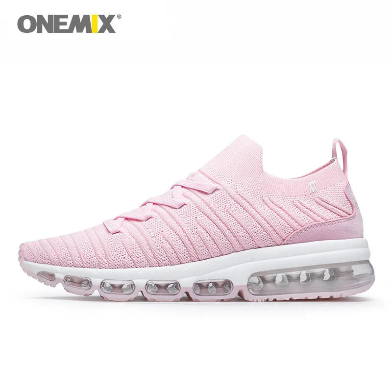 ONEMIX sports shoes women pink running sneakers outdoor jogging shoes shose women air cushion outdoor sneakers for walking women