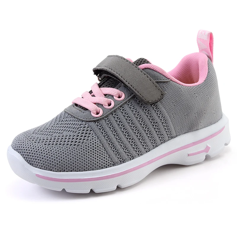 2018 летние дышащие детские спортивные кроссовки Flywire для мальчиков и девочек бега