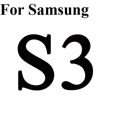 For S3 RONICAN закаленное стекло для samsung Galaxy S6 S5 S4 S3 J3 J5 J7 J1 mini Grand Prime Защитная пленка для экрана - Цвет: For S3